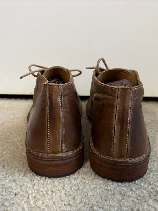 John Varvatos Brand New Men\'s Brown Leather Chukka Boots size 9 main image 6